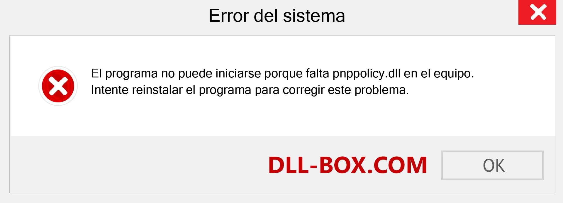 ¿Falta el archivo pnppolicy.dll ?. Descargar para Windows 7, 8, 10 - Corregir pnppolicy dll Missing Error en Windows, fotos, imágenes